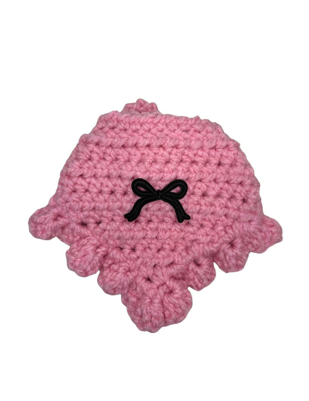 Black Bow Bandana | Pink