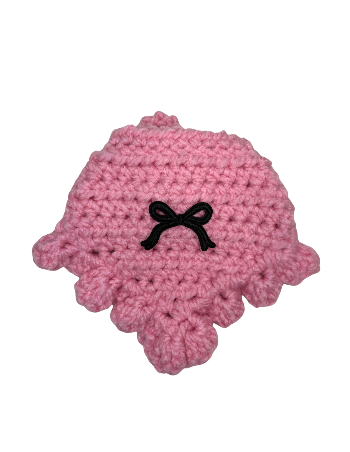 Black Bow Bandana | Pink