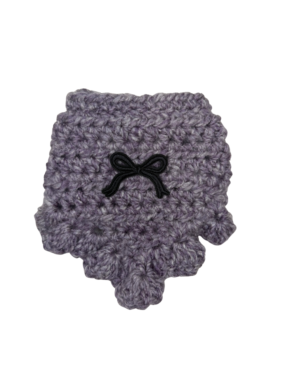 Black Bow Bandana | Purple