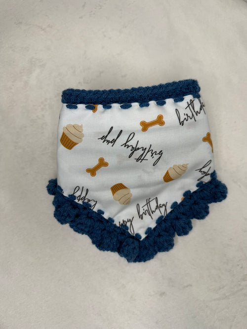 Birthday Bandana | Dark Blue