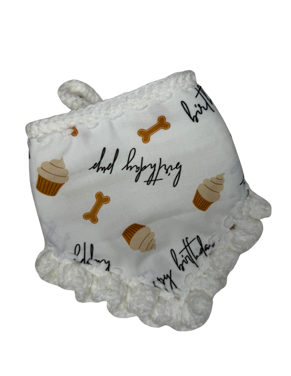 Birthday Bandana | White