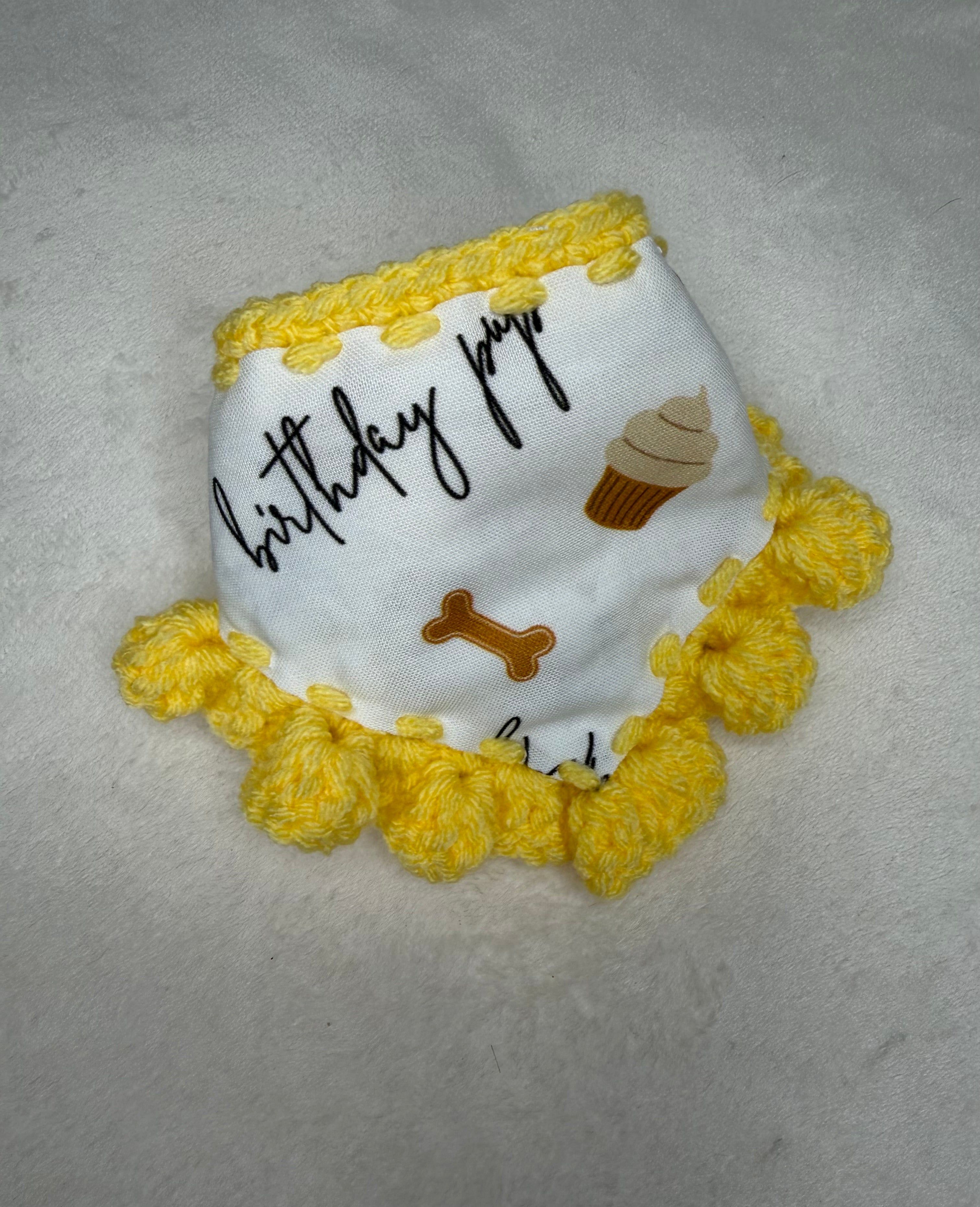 Birthday Bandana | Yellow